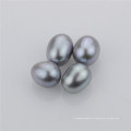 Snh Drop Shape Grey Color Natural Freshwater Loose Pearls